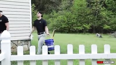 Baseball Bareback Frenzy: Tool Player and Big Dicks!
