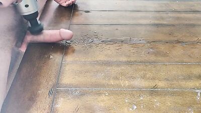 Casanova Guys Massage Gun Cum: Amateur Cum Shots Solo!