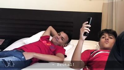 Latin Twinks Have Fun in Action Cumshots - Group Sex