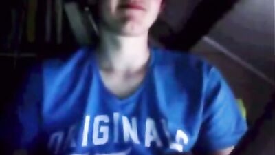 Teen Big Cocks Solo: Face at the end! No cum.