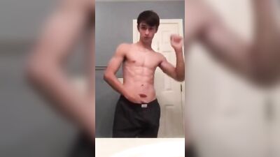 STR8 TEEN BOY IN BATHROOM BAITED