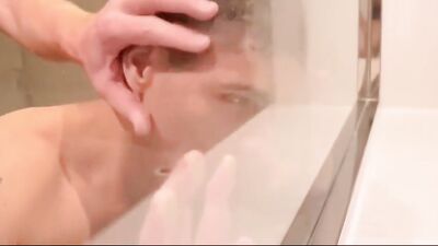 Raw Fun @ The Shower - Bare Sex Amateur Cumshots!