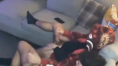 Besties Porn Movie Night! - Amateur Big Cocks & Straight Boys Web-Cam