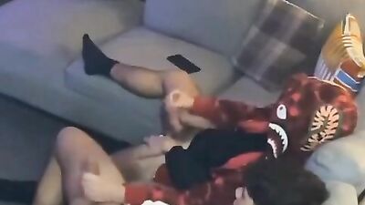 Besties Porn Movie Night! - Amateur Big Cocks & Straight Boys Web-Cam