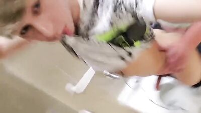 Airport Loo Fever: Gay Teen Gets Pounded by Strangers!