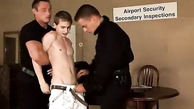 Gay Porn Videos: Airport Security Boys Take Off!