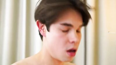 Cum Guzzling Twink Bareback Oral Adventures - Big Uncut Cocks