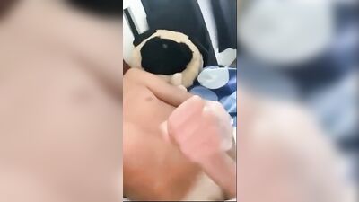 Jacking off with Cute Big Cocks! Blond Muscle Boys Solo Cam Fun