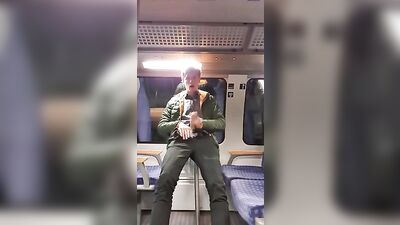 Train Cum Boy Exposure - Horny JOI Masturbation!