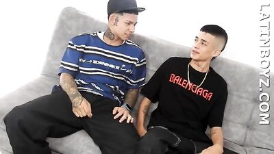 Hugos Latin Bareback Lea*kage - A Vintage Oral Handjob Porn Experience