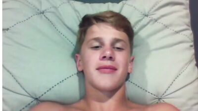 Young Blonde Cutie with Shaved Cock
