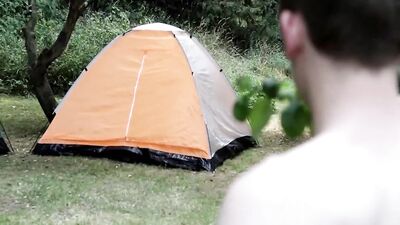 Outdoor Bareback Camping Sex with JBS Boys Porn Duo - Wild Buddies Action