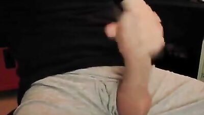 Straight Dude Packing a Big Cock in His Underwear Boys Porn!