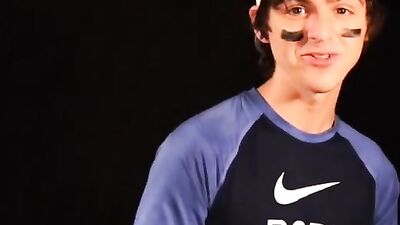 Baseball Player Bens Coach Fuck Game After Jacks Off!