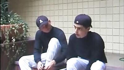 Baseball Player Bens Coach Fuck Game After Jacks Off!