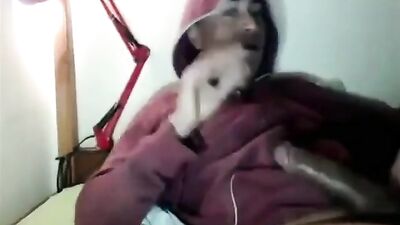 Latin stallion cums in hot Latino porn