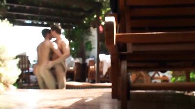 Gang Bang by the Pool - Action Bareback Muscle Boys