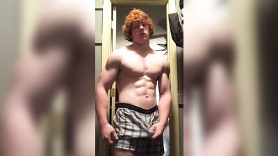 Ginger Muscle Boys Masturbation - Gay Porn Video