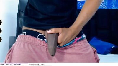 Amateur Latino Boy Big Cock Hot Gay Porn Show!