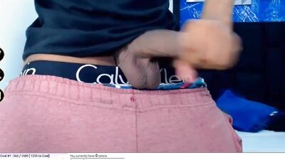 Amateur Latino Boy Big Cock Hot Gay Porn Show!