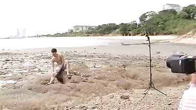 Gay Porn Beach Frat Cum Perfection