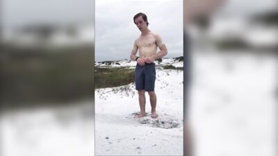 Got Horny At The Beach - Cum Shots Public Outside Voyeur A Gay Porn Video For The Adventurous!