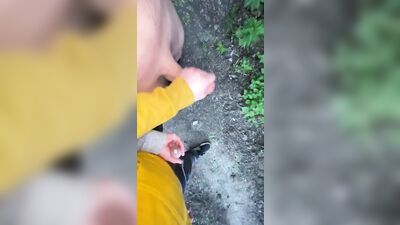 Friends Jack Each Other - 9 Sprays Shootout! Boys Porn Public Outside Cum Shots!