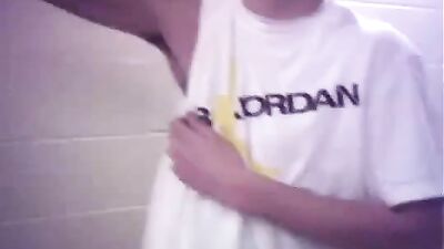 Gay Porn: Lick my pits school restroom fetish tube