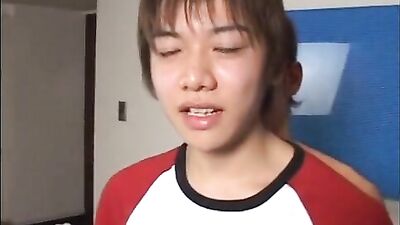 Young Asian Muscle Boy Explodes in Anal Play!