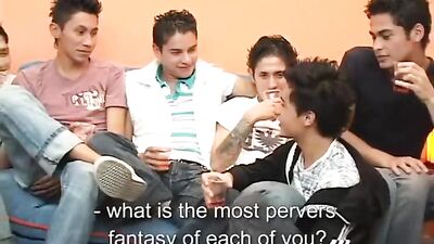 Latino Twink Cum Fest - Bareback Big Cocks Oral Delight!