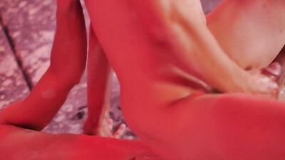 Fucking in the Garage Twink Porn with Warm Light!