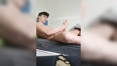 Gay Porn: Jacking My Dick To Start The Day - Boys Only!