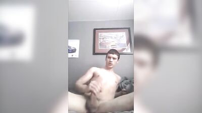 Young Hottie Jerks Off GayTube in His Private Room