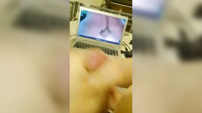 Web-Cam Jizz Fest - Jerking off watching boys porn!
