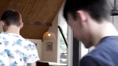 Bareback Bromance: A Friendly Visit Leads To Steamy Gay Porn Action!