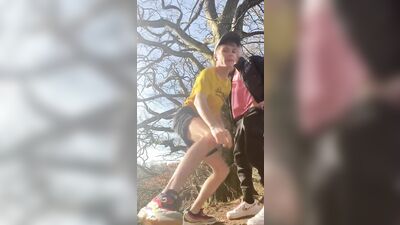 The Spooked Park Adventure - Two Boys Porn