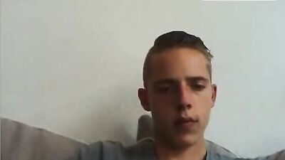 Uncut Blond Twink Shows Ass and Cock - Amature Boys Solo Porn!