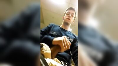 College Risky Boys Rewarded Public Wank