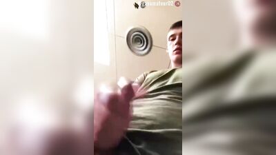 Cute Army Boy Cums Again in New Porn Cam!