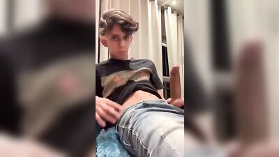 Gay Porn: Young Latino Plays With Cock by Rick Vilela - A Solo Action Video!