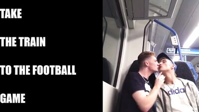 Take the Train to Gay Football Boys Porn - Web-Cam Adventure!