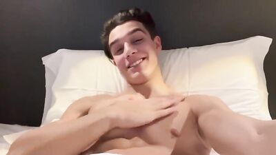 Playing Both His Instruments - A Muscle Boys Latino Big Cocks Amateur Handjob Action Gay Porn Video