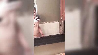 Gang Bang Boys in the Bathroom: Flexing and Jacking Hardcore Porn!
