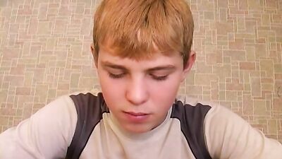 Jerking Off with Cute Little Mikey: Russian Twink Delight