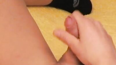 Gay Twink Porn on Yellow Sofa: Explosive Action Cum Shots!