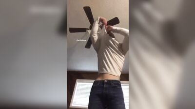 Gay Porn Twink Strips on Snapchat