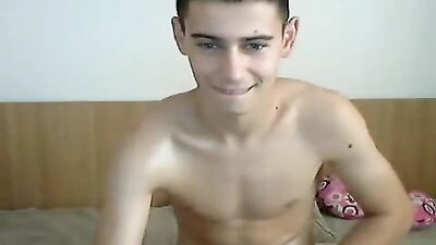 Cute Twink Boy on Cam Pounces for Gay Porn Action