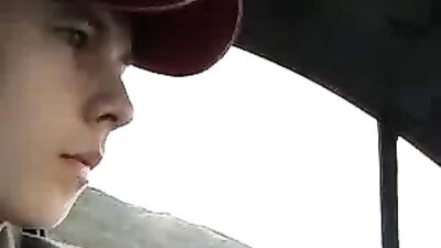 Twink Boys in Car Gay Porn: Hardcore Action on the Road!