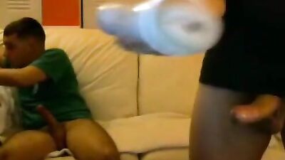 Tattooed College Studs Share Fleshlight Boys in Hardcore Action!