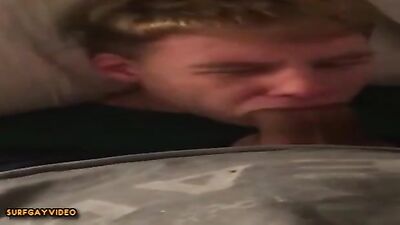 Blond Teen Cum Dumpster: Big Cocks Oral